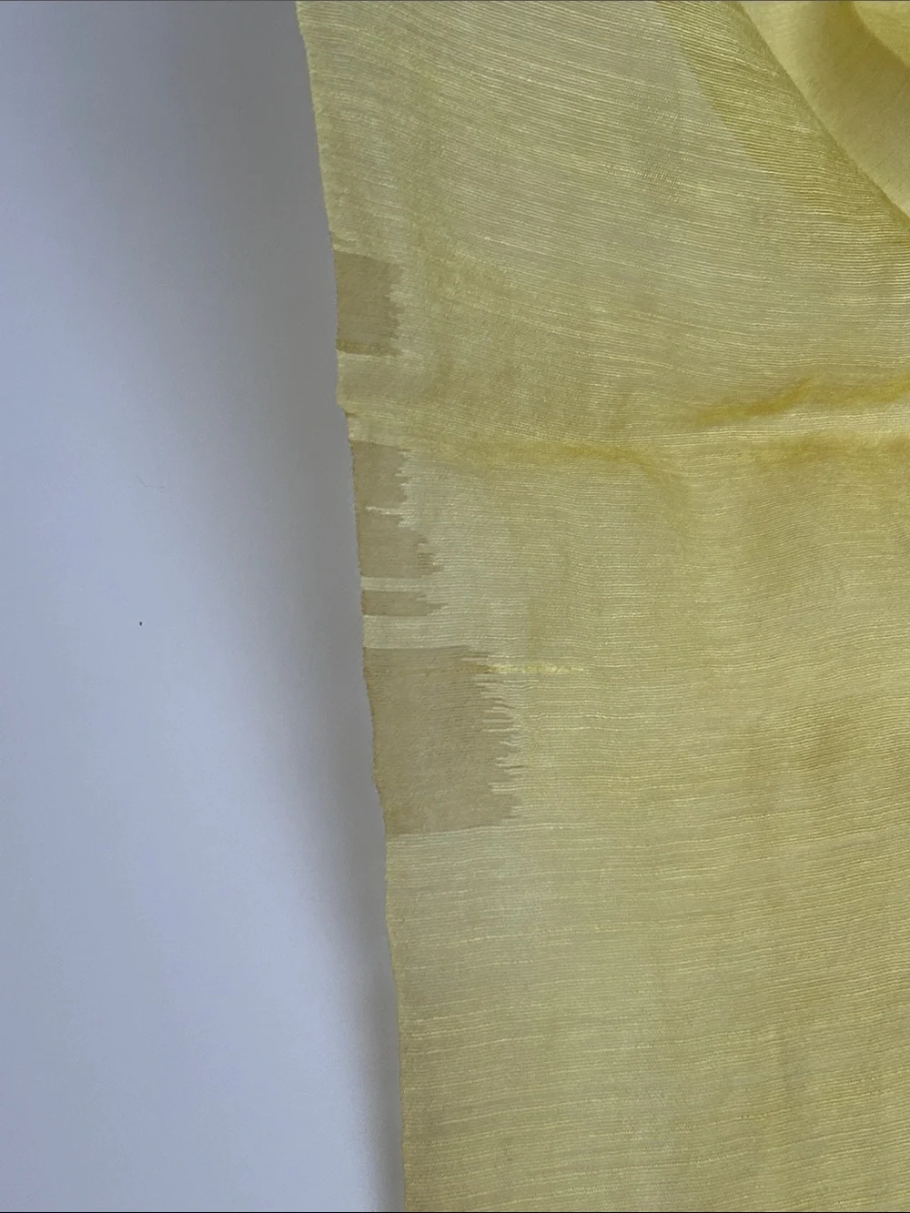 Lightweight Yellow Women's Scarf with Sparkle Accent